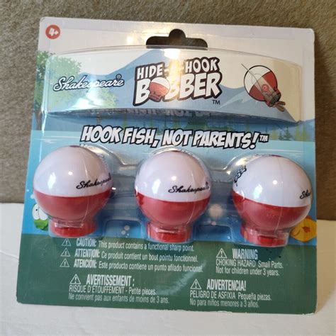 Shakespeare Hide-a-Hook Bobber Kit Fishing Safety for Kids Unique