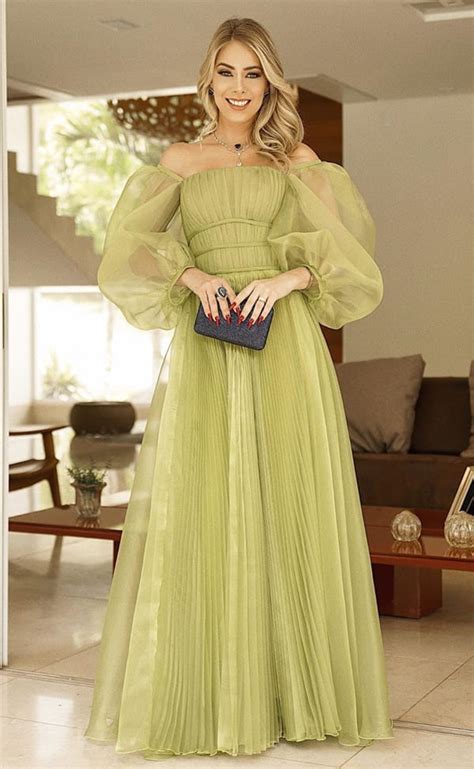 Vestido De Manga Bufante - Vestido de festa com manga bufante: tendência! – Pronta pra Festa