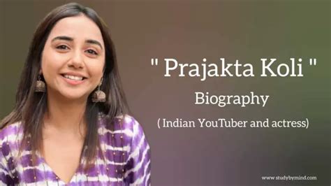 Prajakta Koli Biography In English Indian Youtuber And Actress Age