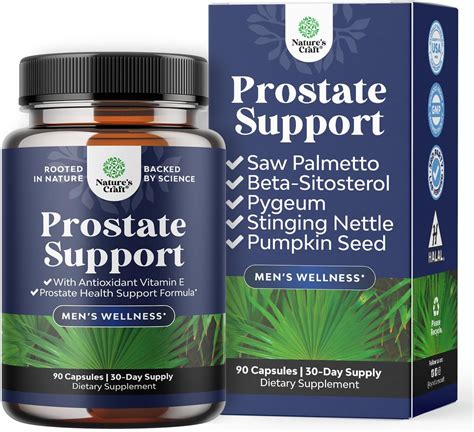 Nature Crafts Prostate Support Supplement For Men Natural Extra