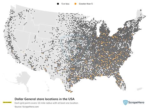How many stores does Dollar General have in your state right now 20