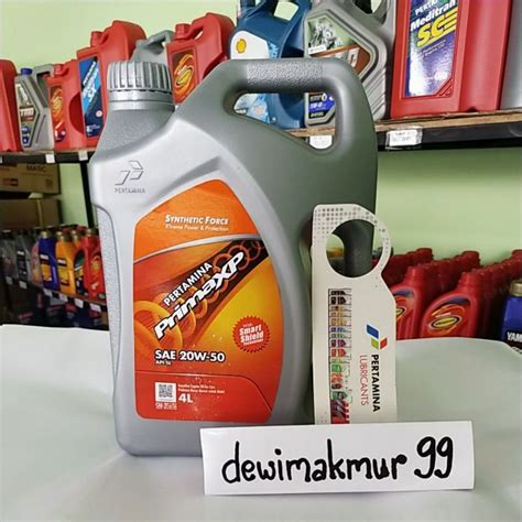 Jual Oli Pertamina Prima Xp Sae W Galon Liter Shopee Indonesia