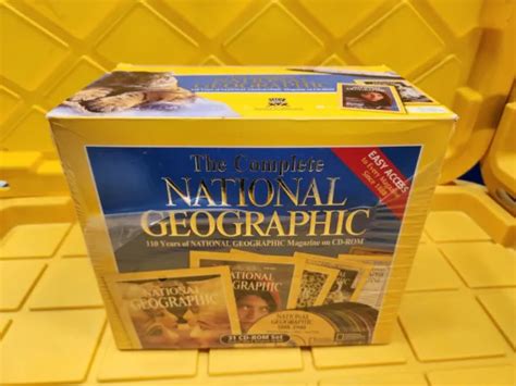 THE COMPLETE NATIONAL Geographic 109 Years Magazine On CD ROM Boxed Set