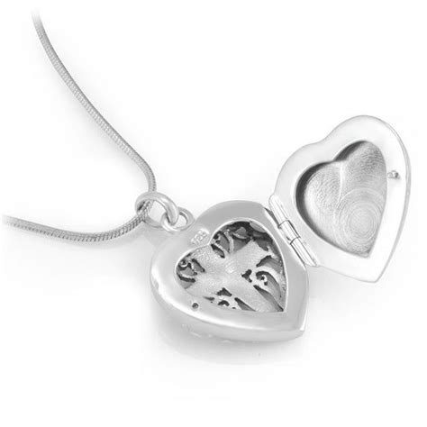 SUVANI 925 Sterling Silver Open Filigree Christian Cross Heart Shaped