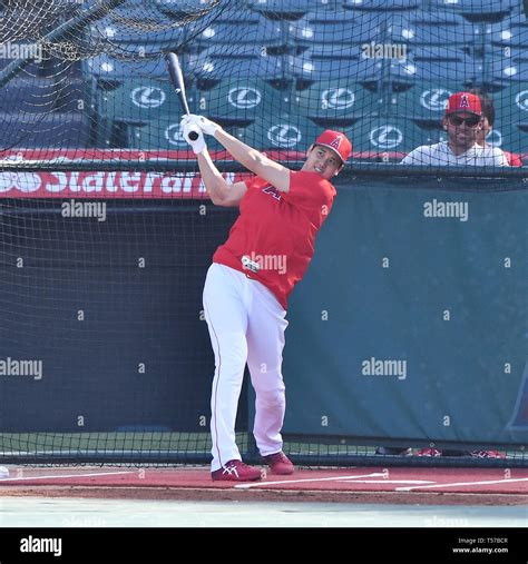 Los Angeles Angels' Shohei Ohtani takes batting practice before the ...