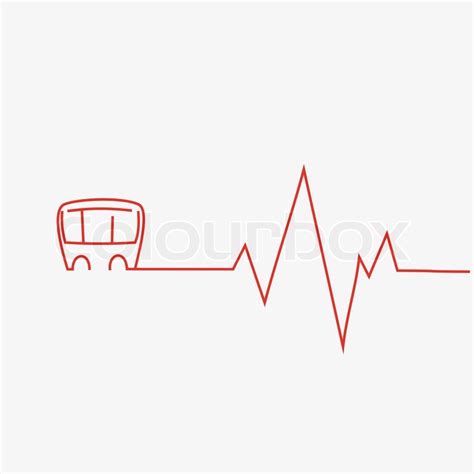 Cardiogram Icon Stock Vector Colourbox