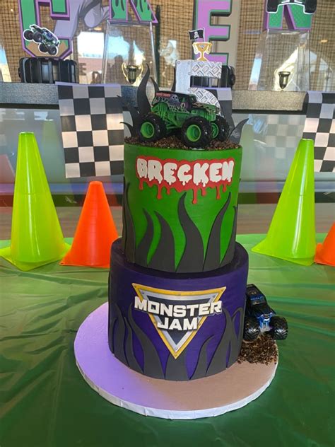 Monster Jam Cake Monster Jam Birthday Cake Monster Jam Birthday