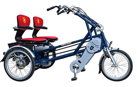 E-Parallel Tandem - Van Raam E-Duorad nur für Menschen mit körperlicher ...