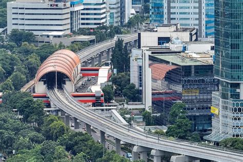 Premium Photo | Lrt jakarta light rail