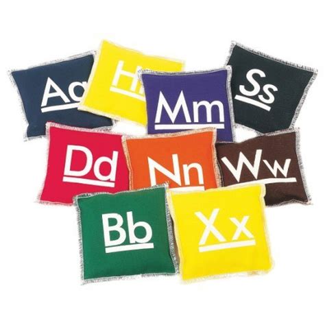 Multicolor Kids Play Alphabet Bean Bags, Size: 10 X 10 Cms at best price in Meerut