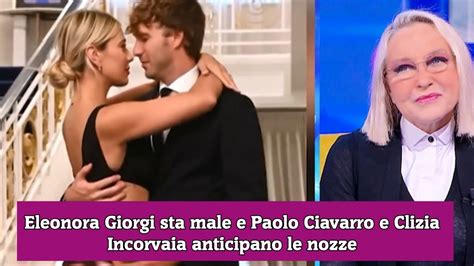 Eleonora Giorgi Sta Male E Paolo Ciavarro E Clizia Incorvaia Anticipano