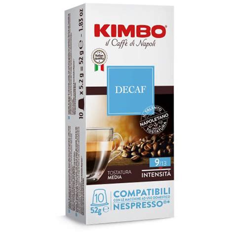 Caffè Kimbo Decaffeinato in cialde compatibili con Nespresso x 10 pezzi