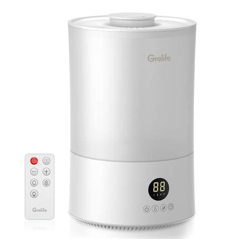 Grelife Humidifiers For Bedroom L Cool Mist Top Fill Ultrasonic Air