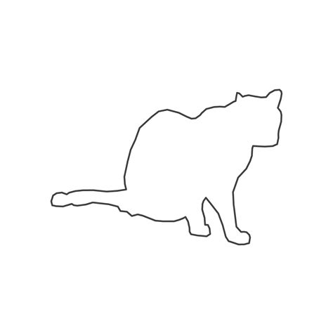 Outline Cat Free Stock Photo - Public Domain Pictures