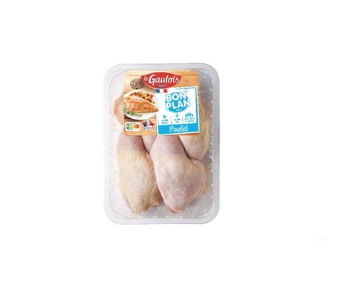 Rappel Consommateur Détail Cuisses de poulet 900g Le Gaulois