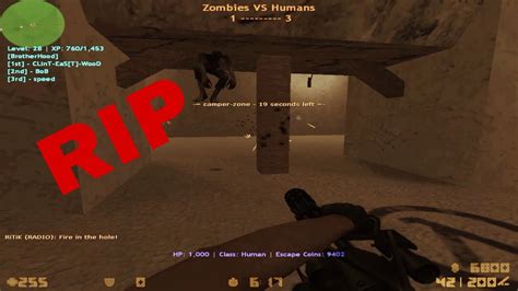 Counter Strike Zombie Escape Mod Ze Potc Fabi On Brotherhood YouTube