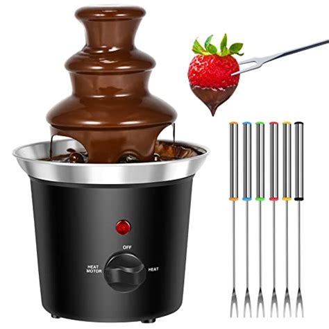 Fontaine Chocolat Lectrique Niveaux Avec Fourchettes Mini Pot