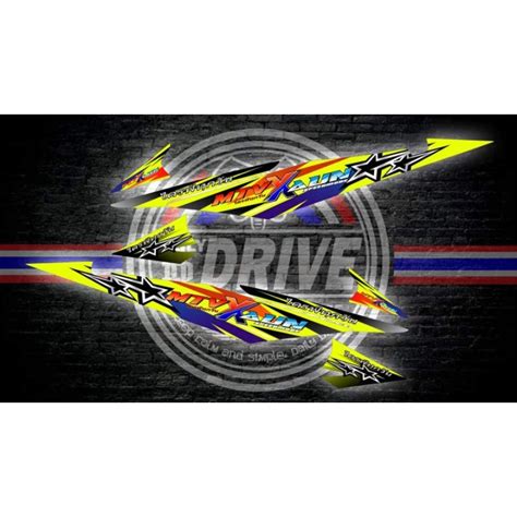 Suzuki Raider 1st Gen Decal Sticker MTV X AUN DESIGN Shopee Philippines