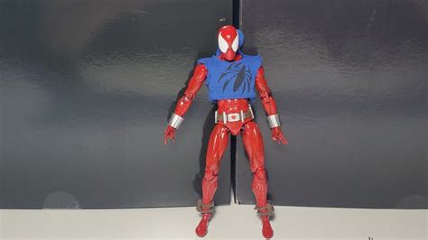 Mafex Scarlet Spider Custom Action Figure Review Youtube