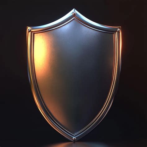 3D Shield Icon Protection And Security Illustration Logo Premium AI