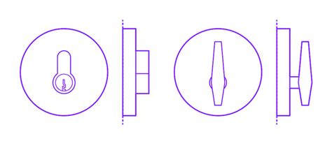 Barrel Bolt Lock Dimensions & Drawings | Dimensions.com