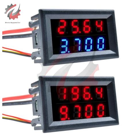 Digital DC Voltmeter Ammeter DC 100V 10A Voltage Current Meter Power