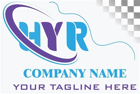 Premium Vector | HYR Letter Logo Design