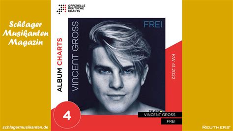 Vincent Gross Auf Platz 4 Der Offiziellen Deutschen Album Charts