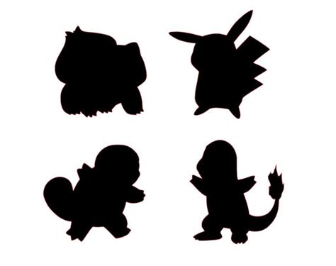 The best free Pikachu silhouette images. Download from 65 free ...