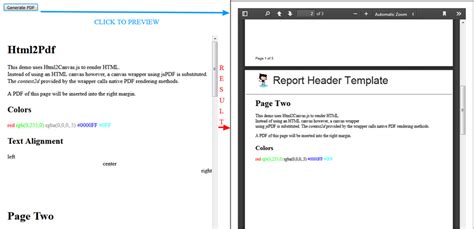 Convert Html Css Content To A Sleek Multiple Page Pdf File Using Jspdf