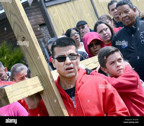 Members Of The Hispanic Community At Holy Annunciation Church At Saint Gabriel Parish In