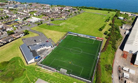 Aerial Photo Of 3g Stadium Pitch At Larne Academy Of Sport Club Co ...