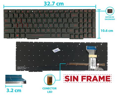 Teclado Asus Gl Gl V Gl Vw Zx Vd Zx V Zx Fx Vd Fx Vd