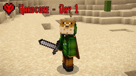 Playing Minecraft Hardcore Mode Youtube