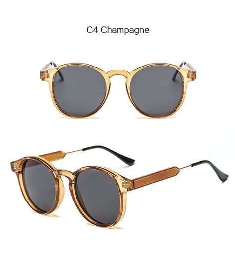 Yooske Brand Round Sunglasses Men Women Unisex Retro Vintage Design