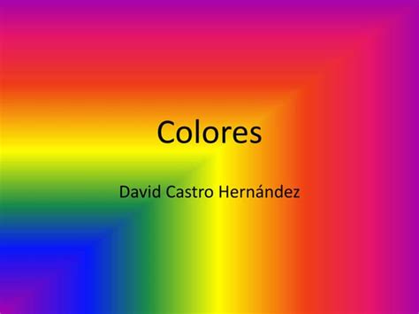 Psicología de colores | PPT