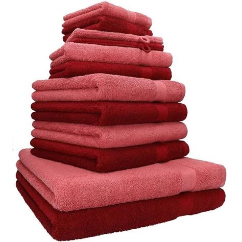 Lot De Serviettes Premium Draps De Bain Serviettes De Toilette