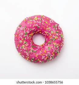 Purple Donut Glaze On White Background Stock Photo 1038655756 | Shutterstock