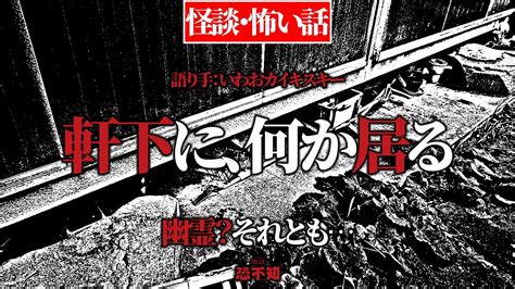 幽霊は信じないが、魂はある【怪談・怖い話】 語り手：いわお☆カイキスキー 怪談恐不知 Youtube