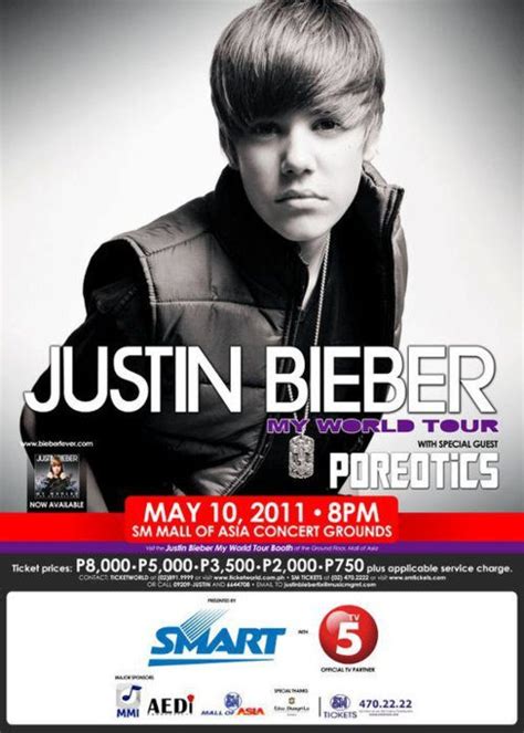 Justin Bieber My World Tour - Philippine Concerts