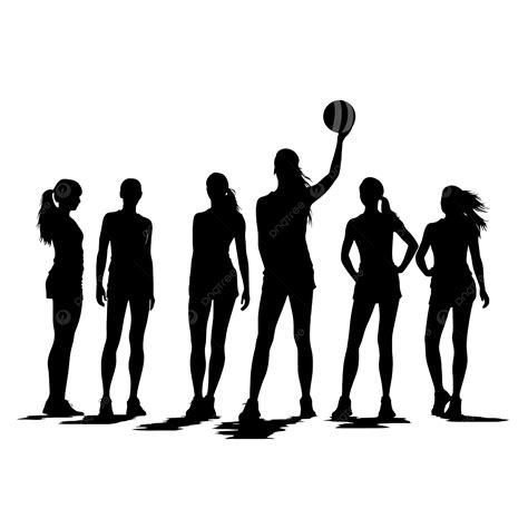 The Volleyball Player Team Silhouette Png Volleyball Silhouette