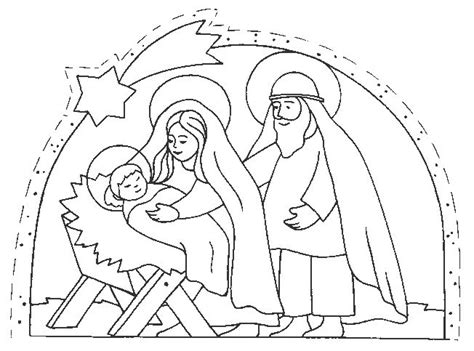 Colorear pesebre belén natalicio de Jesús Colorear dibujos infantiles