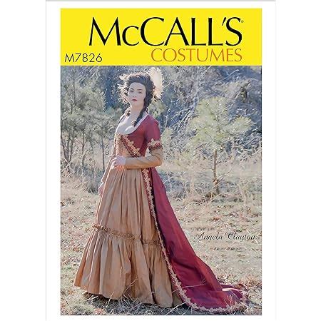 Amazon McCall S Patterns McCall S Women S Colonial Dress Costume