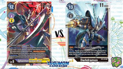 DIGIMON TCG Ophanimon Falldown Mode Purple Yellow Vs D Brigade