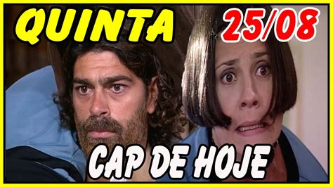 O Cravo e a Rosa capítulo de hoje 25 08 2022 Capitulo de Quinta