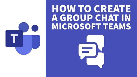 How To Create A Group Chat In Microsoft Teams YouTube