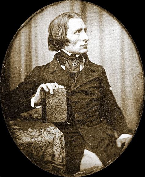 Earliest Known Photograph Of Liszt Taken By Hermann Biow Circa 1843