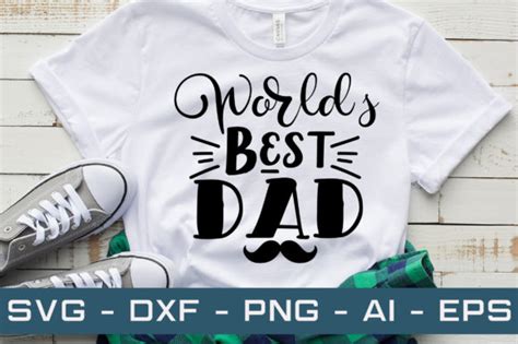 Worlds Best Dad Svg Cut File Graphic By Najirbd Creative Fabrica