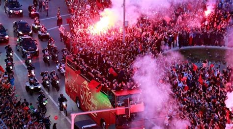 Watch: Morocco’s national team receive hero’s welcome on return home ...