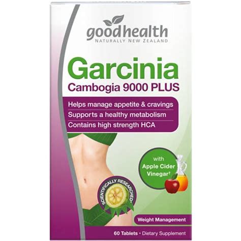 Buy Good Health Garcinia Cambogia 9000 Plus With Apple Cider Vinegar 60 Tablets Online At